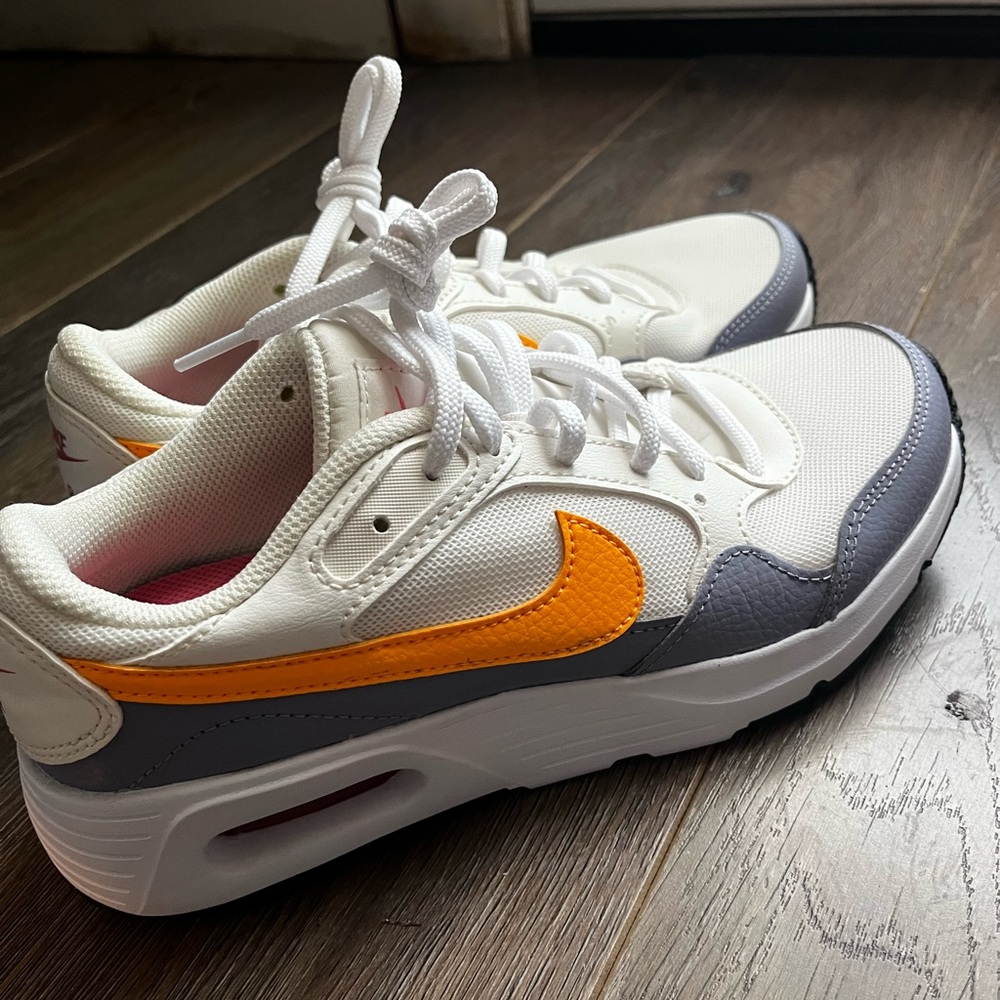 Nike Kids Sneakers White Orange Gray